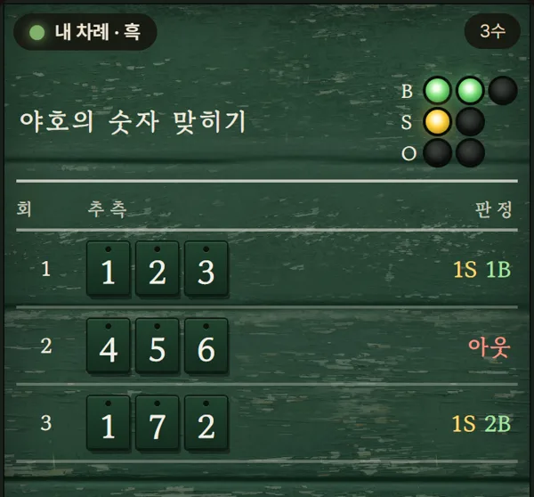 숫자야구 첫 추측: 648개 후보를 어떻게 나눌까 설명 그림